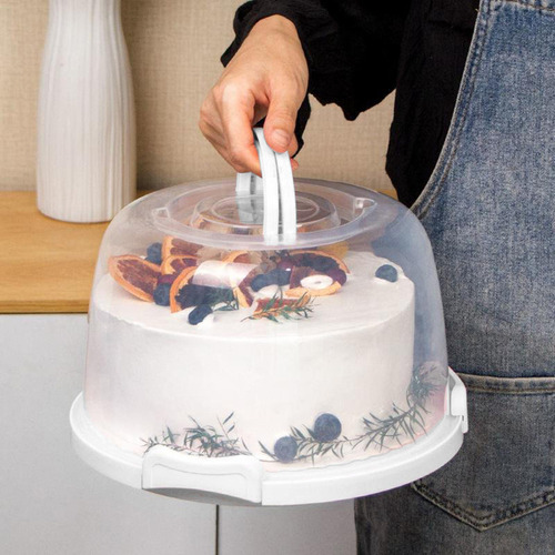 M Soporte Para Tartas Con Tapa Para 8 O 10 Tartas, Portátil,