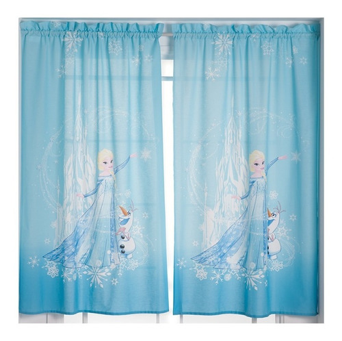 Cortinas Elsa Y Ana Frozen 2.15m Alto X 2.60m Ancho