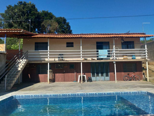 1.000 M², Casa Com 02 Dormitórios, Churrasqueira E Piscina!!
