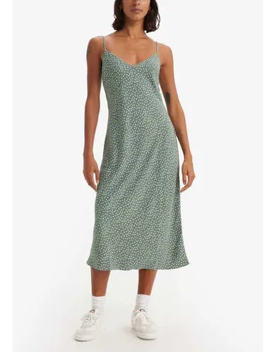 Vestido Slip Levi's Elia Verde Sem Mangas A75670002