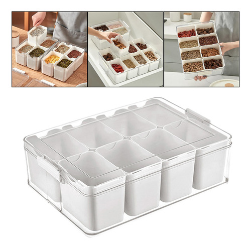 Caja De Condimentos Combinada Para El Hogar, Utensilios De