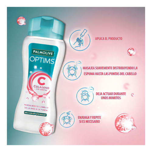 Shampoo Palmolive Optims Colageno 680 Ml