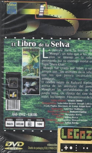 Legoz Zqz El Libro De La Selva Sellado - Dvd 507