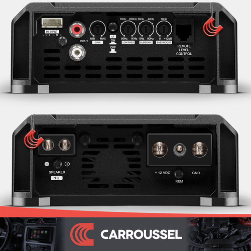 Amplificador Módulo Som Carro 1600w Rms 1 Canal Soundigital