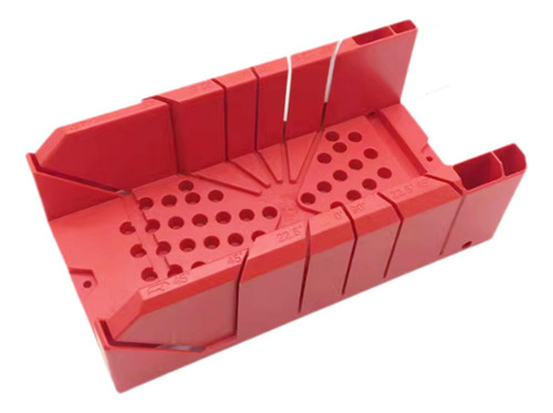 Mitre Saw Box Wood Cutting 12,5 Polegadas Vermelho Com Haste