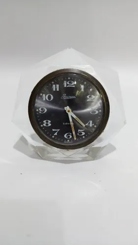Reloj De Mesa Antiguo Jawaco Decorativo De Cuerda
