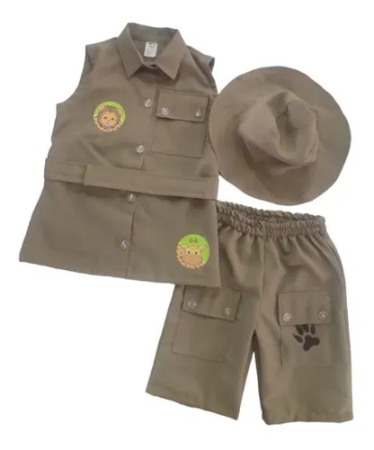 Fantasia Safari Para Menina MercadoLivre
