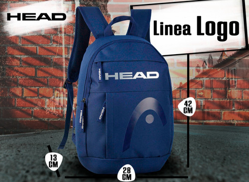 Mochila Head Original Notebook Urbana Deportiva Reforzada