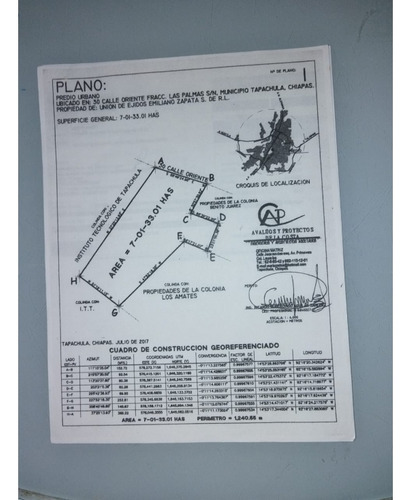 Magnifico Terreno Comercial En Tapachula Chiapas