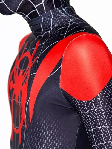 Traje Spiderman Miles Morales Into Spider-verse 