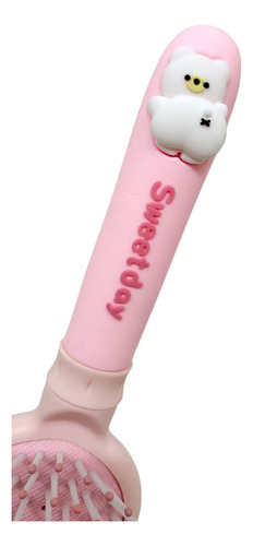 Cepillo De Pelo Infantil Trendy Osito Shp Tunishop Color Rosa