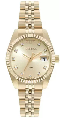 Relógio Technos Dourado Feminino Riviera Gl10ig/1d