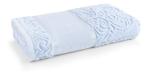 Toalha De Banhão Melina Ii Para Bordar Karsten 90x150cm Cor Baby blue