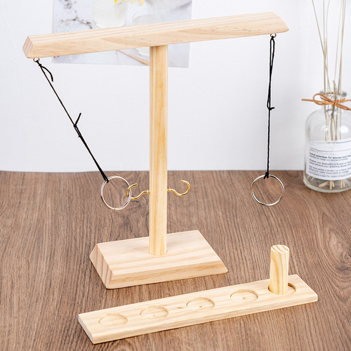 Juego De Lanzar Anillos Log-mqy - Juego Dual De Lanzar Anill