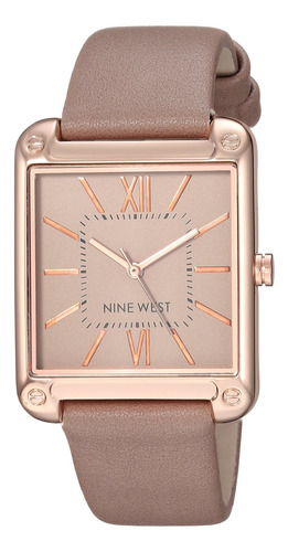 Reloj Mujer Nine West Nw-2116tprg Cuarzo Pulso Oro Rosa En