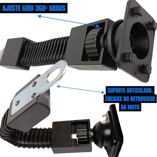 Suporte Celular Moto Bolsa Case Resistente Universal Scooter