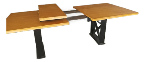 Comedor Rectangular De Madera Con 8 Sillas Negro (Usado)