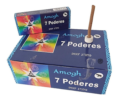 Sahumerios Amogh Doop Sticks Copal Mirra Pack 12 Cajas