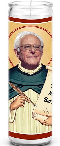 Bernie Sanders Celebrity Prayer Candle Funny Saint 8 In