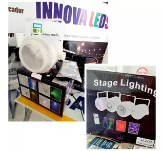 Luces Led Rgb Audioritmico Para Eventos Decoracion Efectos