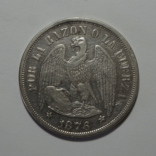 1 Peso - 1876 - Chile