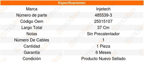 Sensor Oxigeno Chevy 4cil 1.4l 94_01 Injetech 8285763
