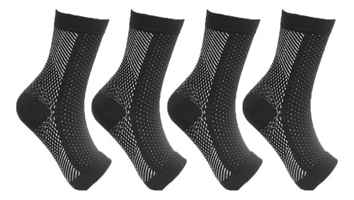 4 Pares De Calcetines Deportivos De Compresión Para Tobillos