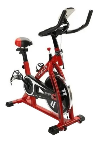 Imagen 1 de 5 de Bicicleta fija Crosser SBR 1000 para spinning roja
