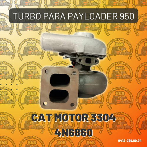 Turbo Para Payloader 950 Cat Motor 3304 4n6860