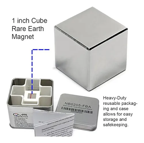 Cms Magnetics Super Strong Iman De Cubo De Neodimio De 1 -