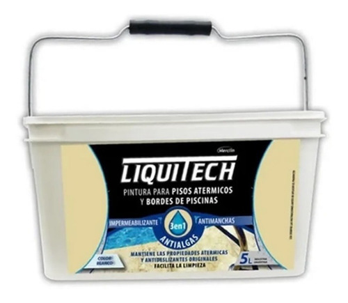 Pintura Para Bordes Y Pisos Atermica Liquitech 5 Lts Mf Shop