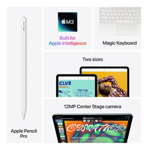 Apple iPad Air 11 128gb, Chip M3, Wi-fi 6e