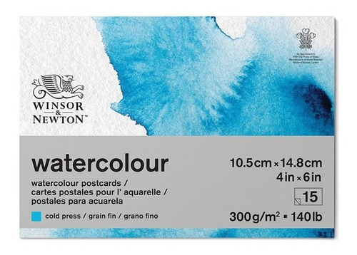 Winsor & Newton Block Watercolour 10.5x14.8 300g 15h