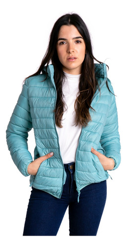 Campera Mujer Matelase Abrigo Importada Capucha C.art 4380