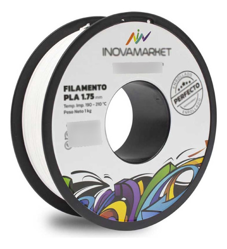 Filamento Pla 1.75 Mm Enrollado Perfecto Colores Inovamarket