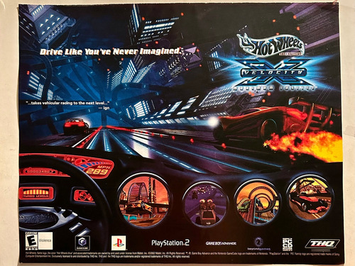 Hot Wheels Velocity X Maximum Justice-ps2 Ngc Gba Pc-origina