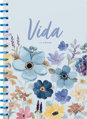 Planner Vida Capa Dura - Com 12 Devocionais Para Meditação