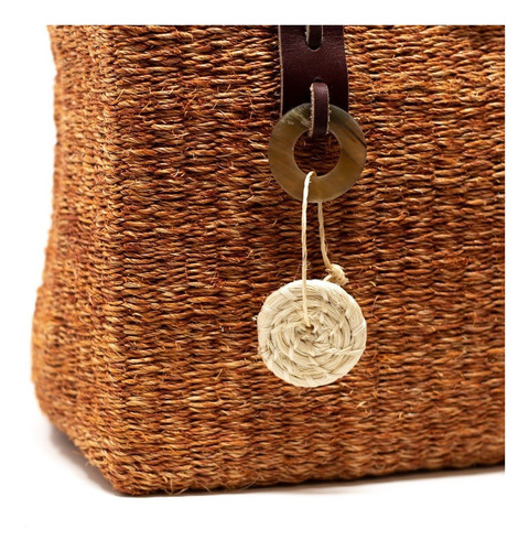 Bolsa De Fibra De Henequén Tejida Por Artesanos Yucatecos.