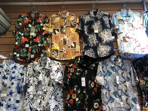 Kit 3 Camisa Social Masculina Floral Estampada Florida Top