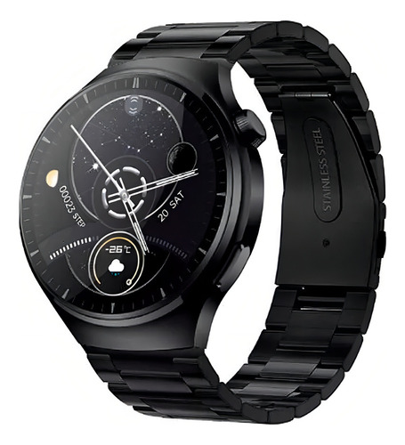Relógio Digital Smartwatch W31 Pro Max - Basik Gps+nfc Caixa Preto Pulseira Preto Bisel Preto Desenho Da Pulseira Mesh