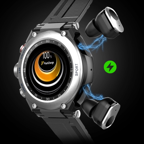 Reloj Inteligente Con Auriculares Bluetooth 2 En 1 T92 De 1,