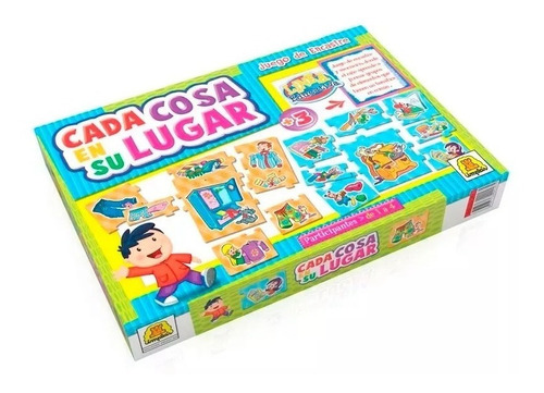 Cada Cosa En Su Lugar Juego De Mesa Implas Mi Cielo Azul