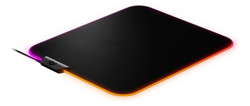 Mouse Pad gamer SteelSeries Prism Cloth QCK de borracha e tecido Black m 270mm x 320mm x 4mm