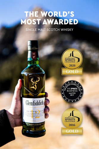 Whisky Glenfiddich 12 Años 750ml