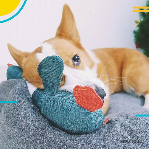 Juguete Para Perros Masticar Peluche Mordedera Con Sonido