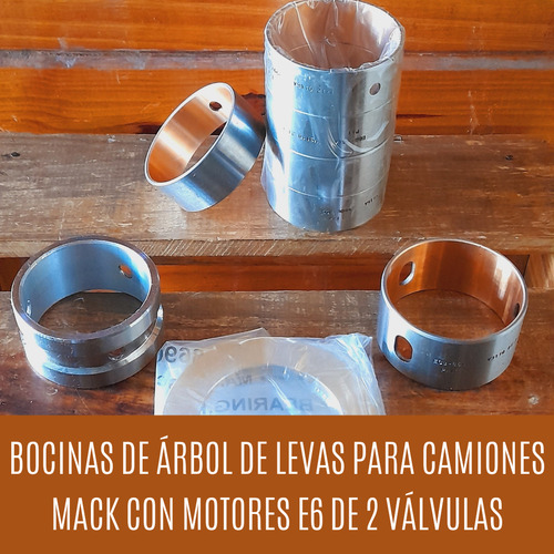 Juego Kit Bocinas Mack E6 2v Arbol De Levas Leva De Motor