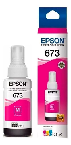 Tinta Epson T673 Magenta L1800 L805 L850 L810 L800