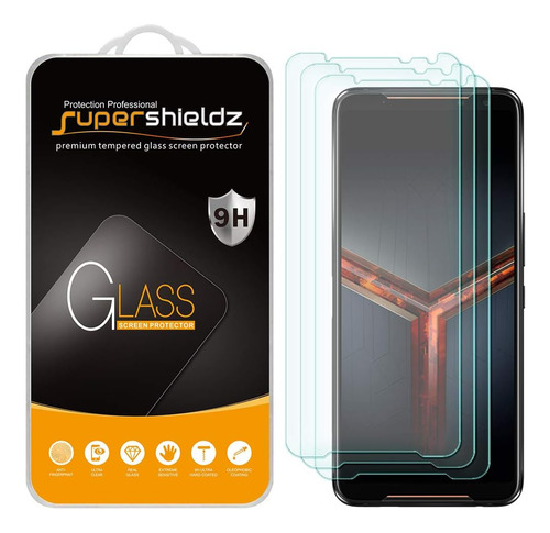 (3 Pack) Vidrio Supershieldz Asus Rog Phone 2