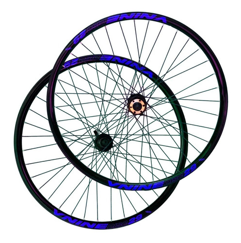 Par De Rodas Mtb Aro 29 Vzan Com Cubo K7 Gts  Rolamentado