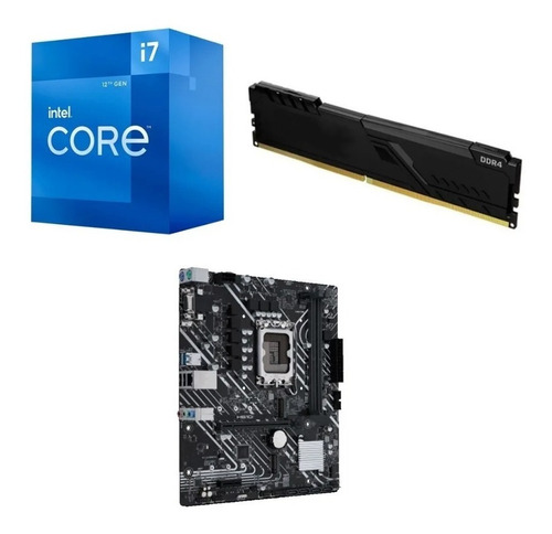 Kit Actualización Core I7 12700 Con Gráficos H610 Ram 32gb